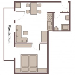 Grundriss Ferienwohnung Hirschberg